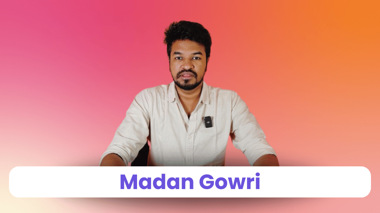 Madan Gowri Bio